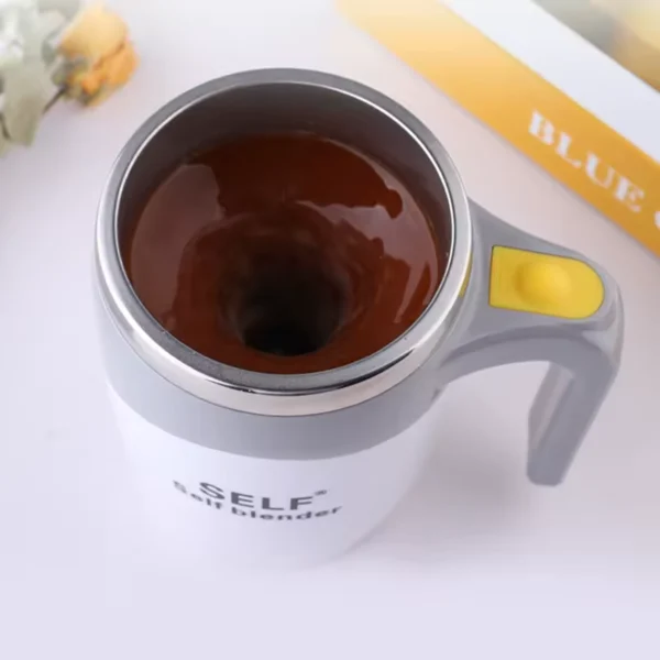 Stainless Steel Automatic Electric Self Stirring Coffee Mug 350ml